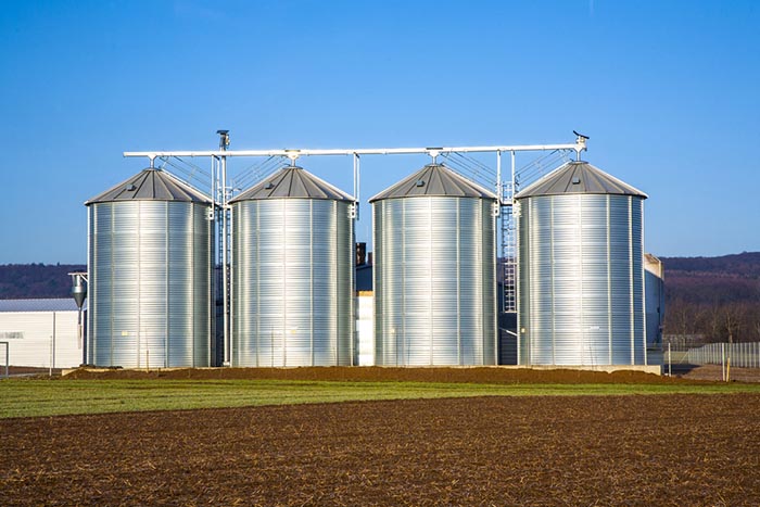 Large Volume Grain Feed Steel Silos